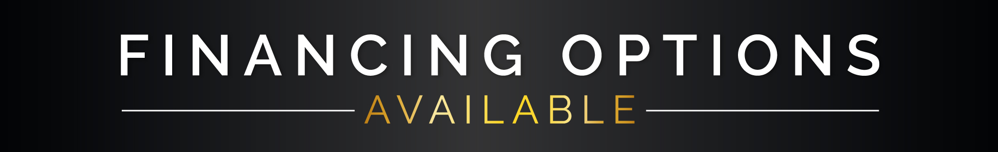 Financing Available